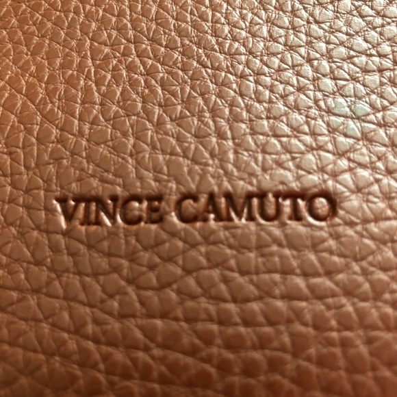 Vince Camuto Career Brown Vegan Leather Tote - Picture 7 of 8